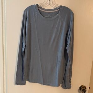 Free Fly Apparel Women's Light Blue Long Sleeve Tee